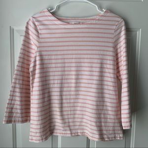 Nordstrom 1901 Boatneck Long Sleeve Top Small